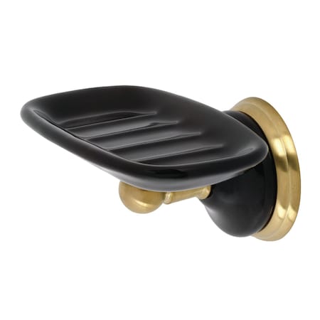 Kingston Brass BA9115BB Water Onyx Soap Dish Holder, Brushed Brass BA9115BB